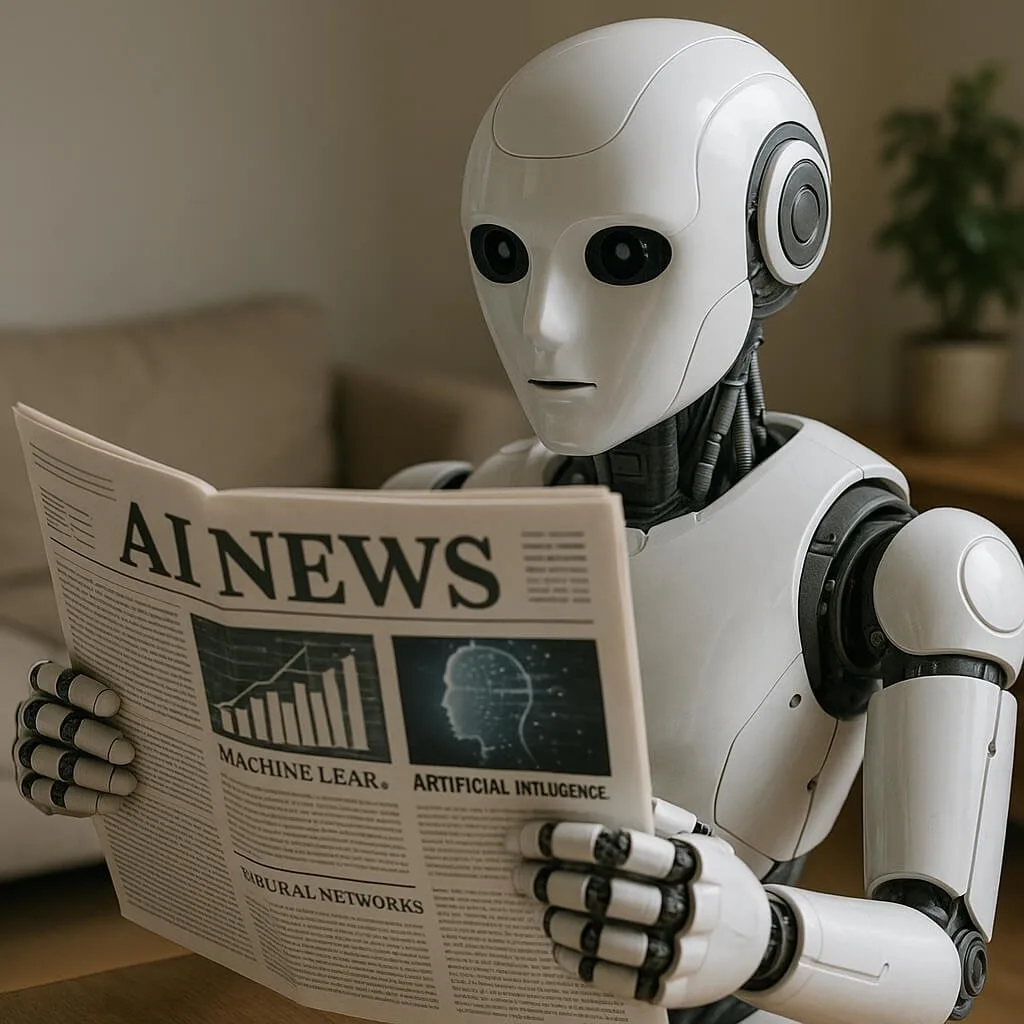 robot ai lit les news